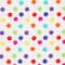 Multicolor Polka Dots Cotton Fabric by Loops &#x26; Threads&#xAE;